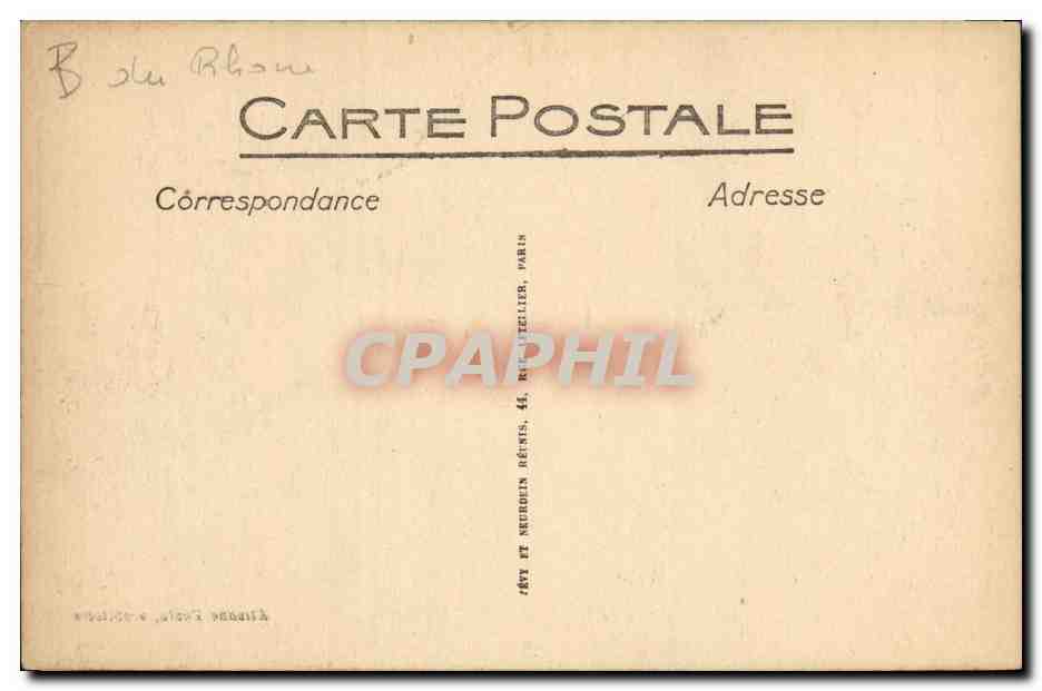 CPA Exposition Coloniale de Marseille Le grand palais — Rückseite