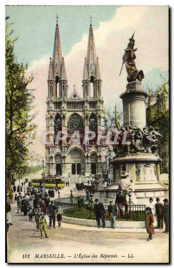CPA Marseille L Eglise des Reformes 