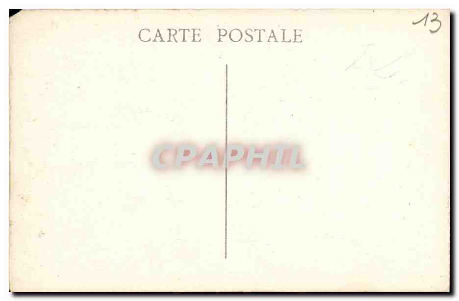 CPA Marseille N D de la Garde et le Chateau d If — Rückseite