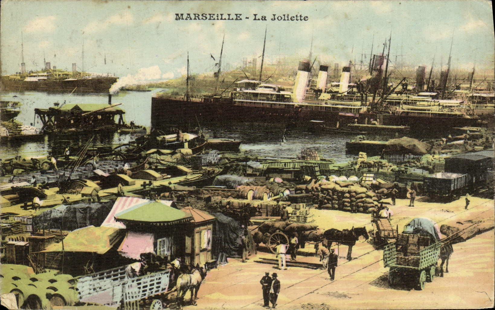 CPA Marseille La Joliette Bateaux