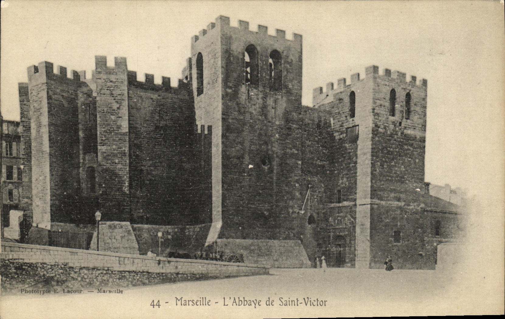 CPA Marseille L Abbaye de Saint Victor 