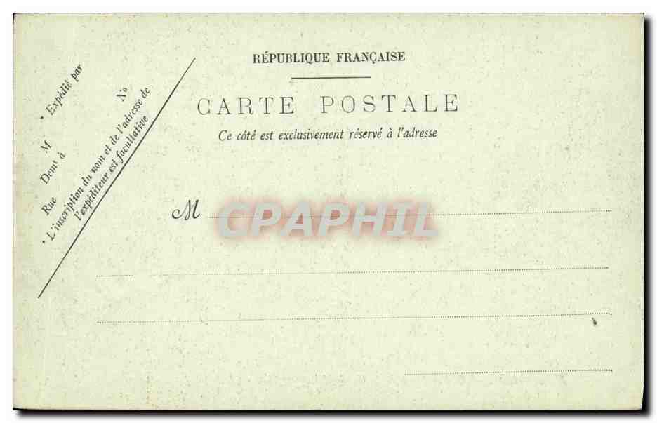 CPA Marseille Notre Dame de la Garde et l Ascenseur — Verso