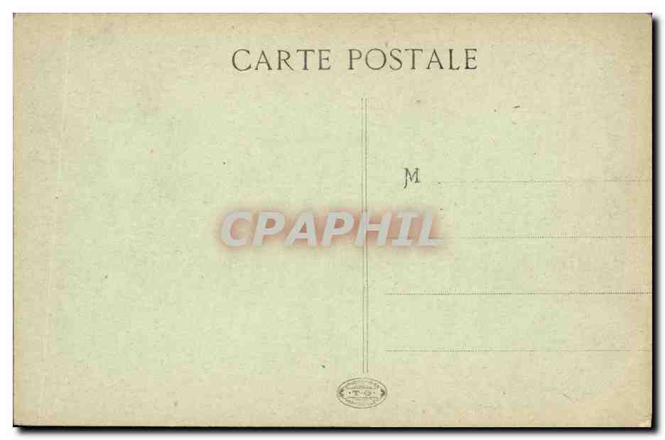 CPA Hopital Indo Chinois de St Louis Marseille Allee de la Pagode  — Rückseite