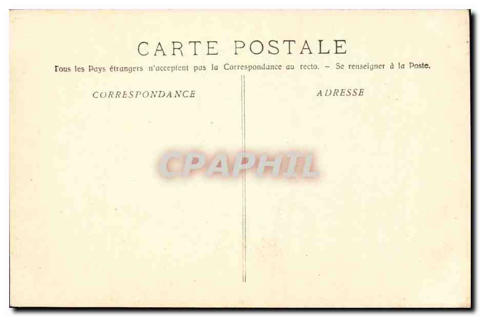 CPA Marseille Perspective des Allees de Meilhan a des Capucines  — Rückseite
