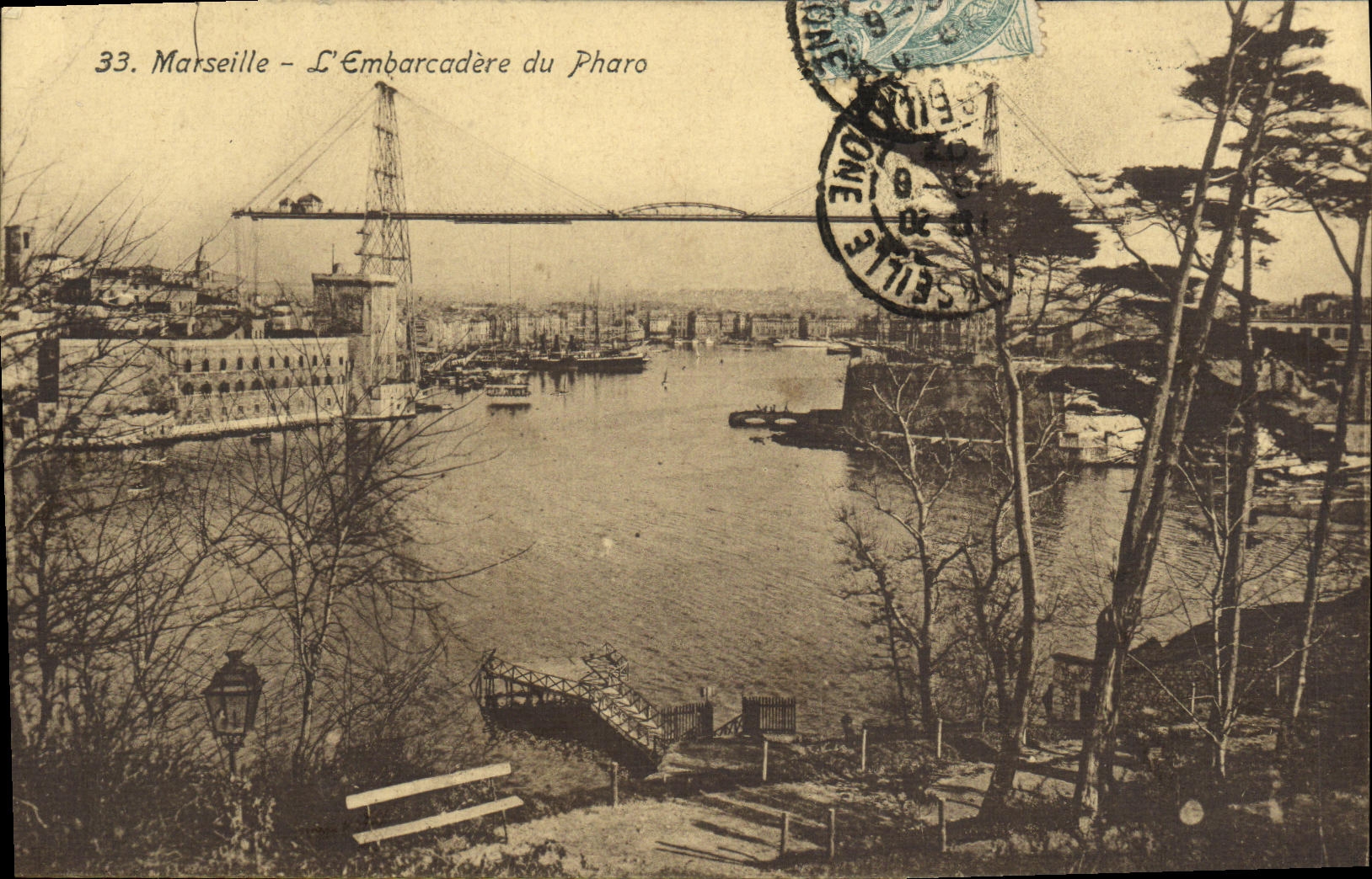 CPA Marseille L Embarcadere du Pharo