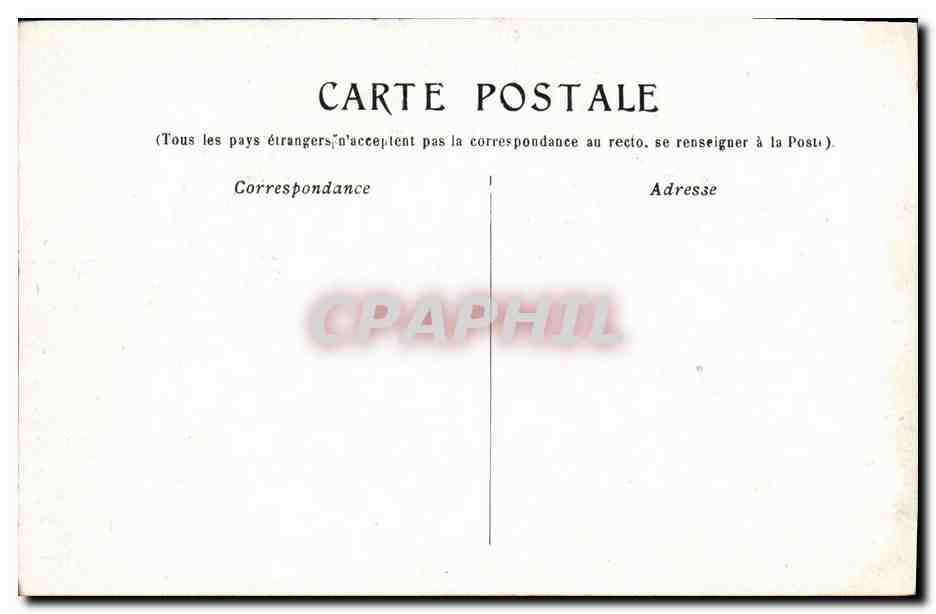 CPA Marseille La Caisse d Epargne  — Rückseite