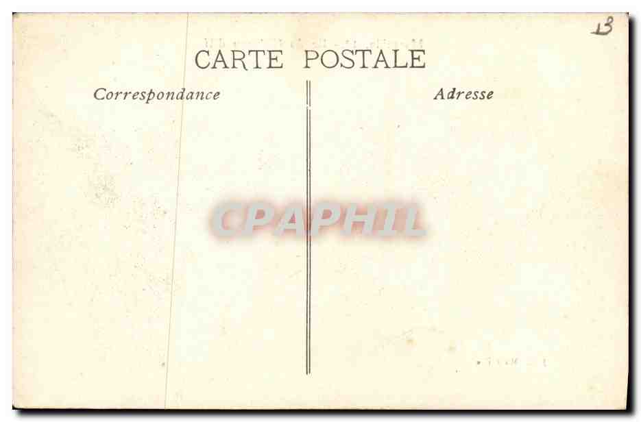 CPA Marseille lle du Chateau d If  — Rückseite