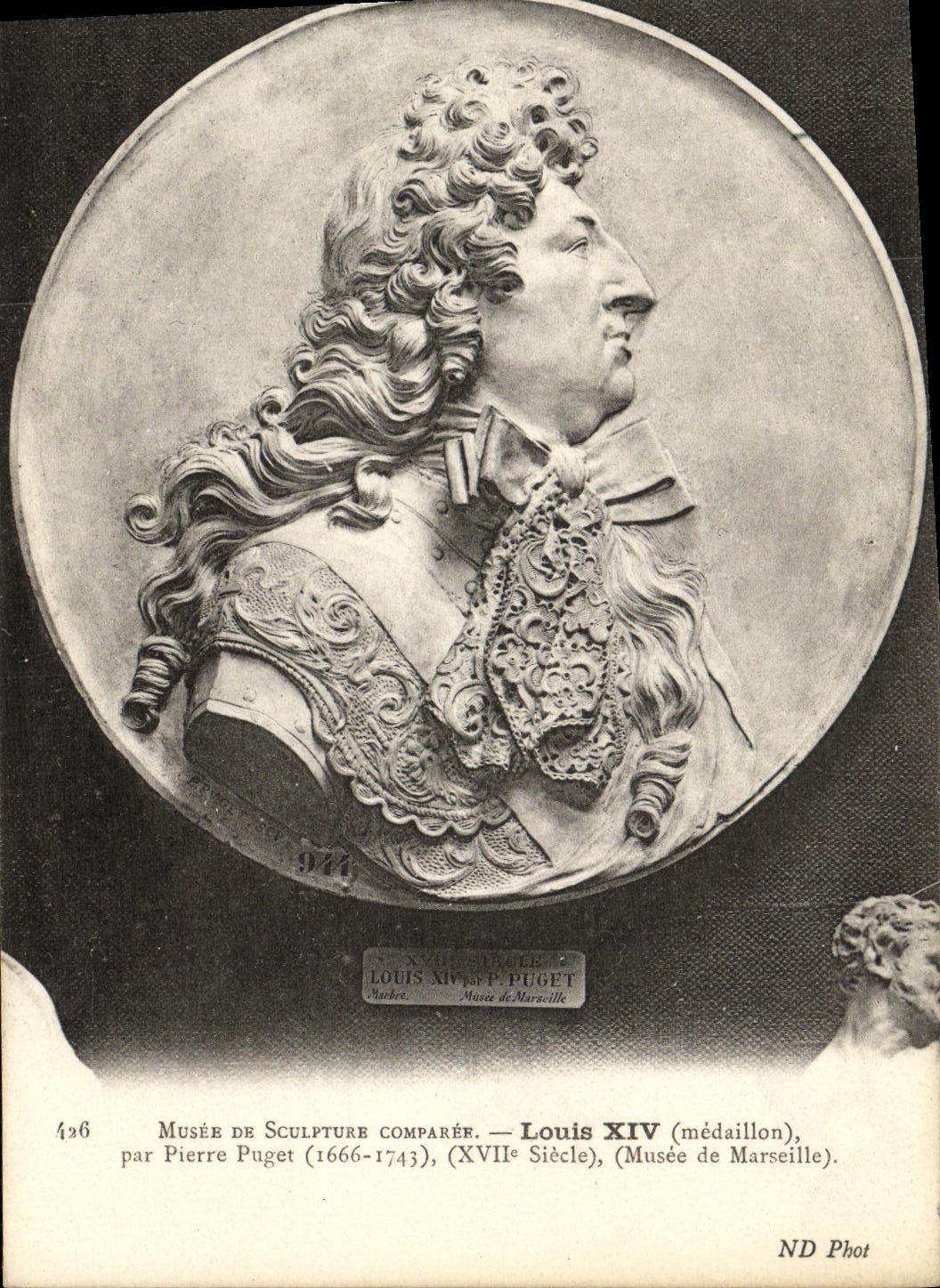 CPA Musee de Sculpture Comparee Louis XlV Par Pierre Puget Marseille