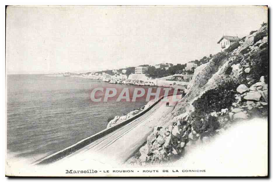 CPA Marseille Le Roubion Route de la Corniche