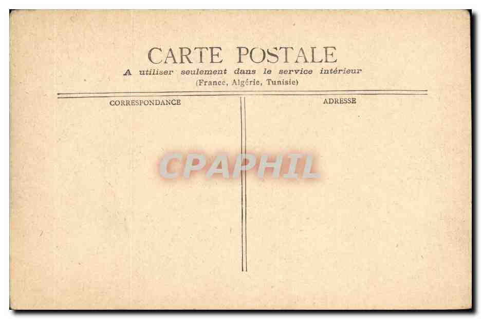 CPA Marseille Le Roubion Route de la Corniche — Rückseite