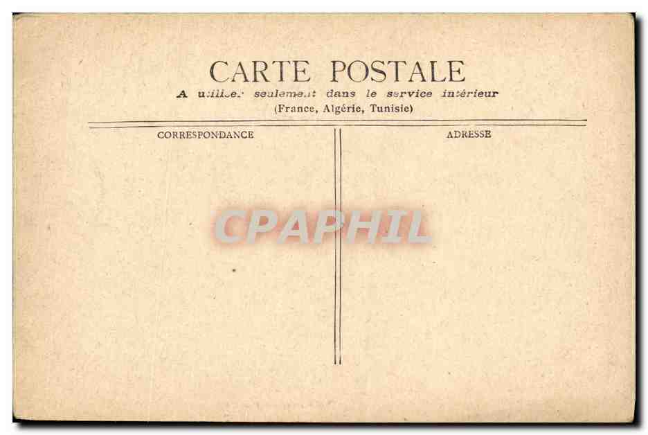 CPA Marseille Musee Borely  — Rückseite