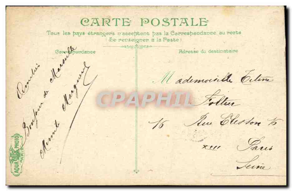 Marseille — Le Vieux Port et le Transbordeur — éditeur non visible — Verso