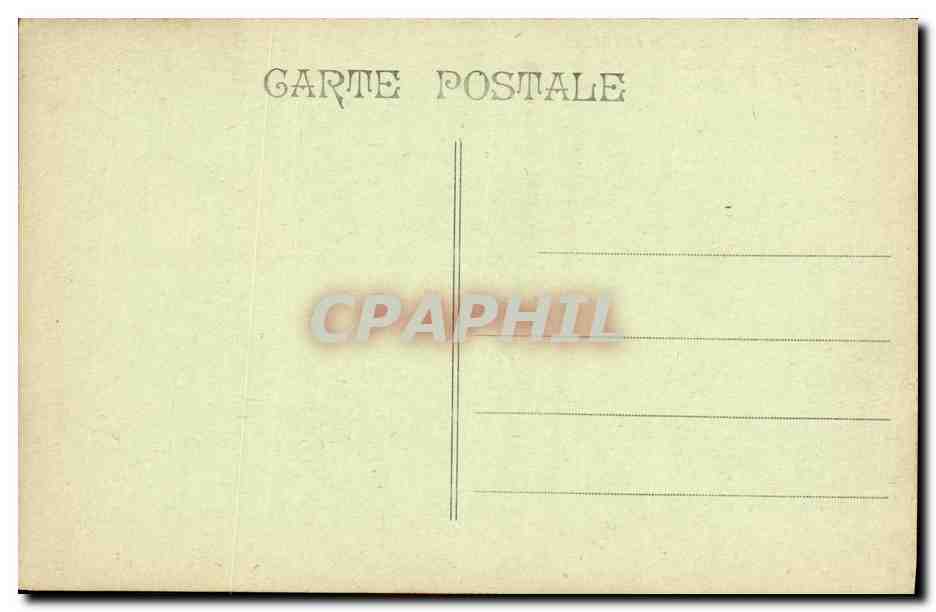 CPA Marseille La Fontaine et la Place Estrangin — Rückseite