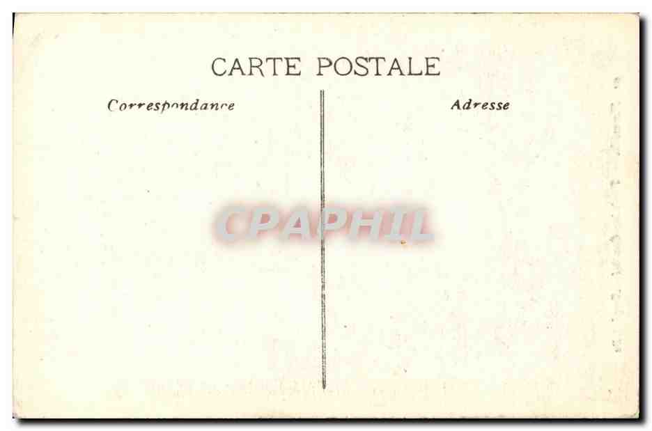 CPA Marseille Fontaine Cantini Amphitrite  — Rückseite