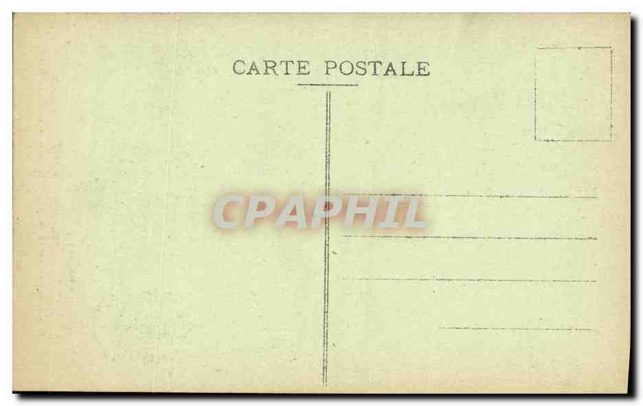 CPA Marseille N D de la Garde Statue Colossale sur montant la Tour  — Verso
