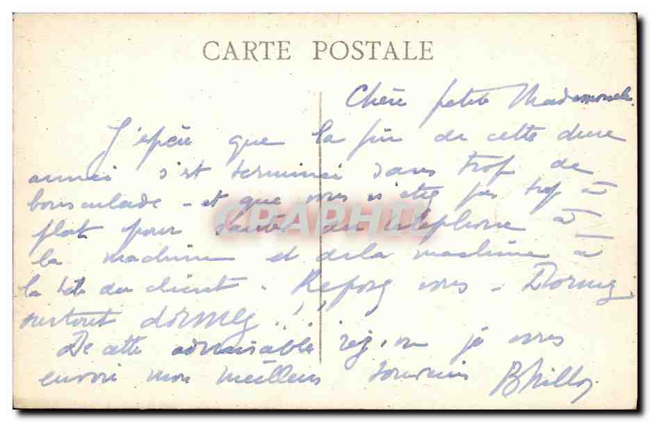 CPA Marseille Le Chateau d If Bateaux — Rückseite