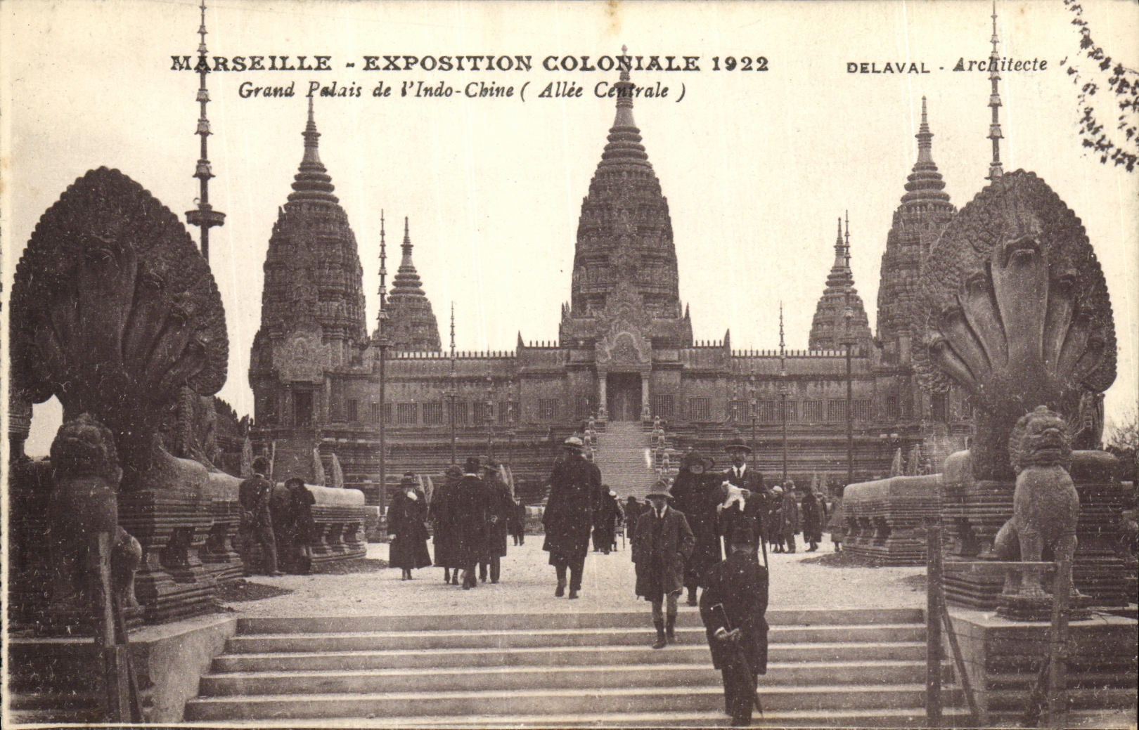 CPA Marseille Exposition Coloniale Grand palais de l Indo Chine