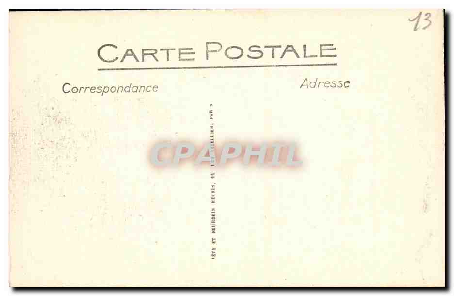 CPA Exposition Coloniale de Marseille palais de l Afrique Occidentale  — Rückseite