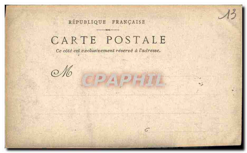 CPA Collection du Chateau d If L abbe Faria dans sa prison — Verso