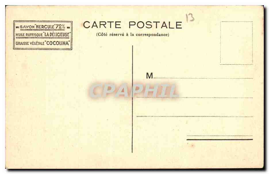 CPA Etablissements Verminck Societe Anonyme au Capital de Marseille Usines de Croix Sainte Vue d ensemble — Rückseite