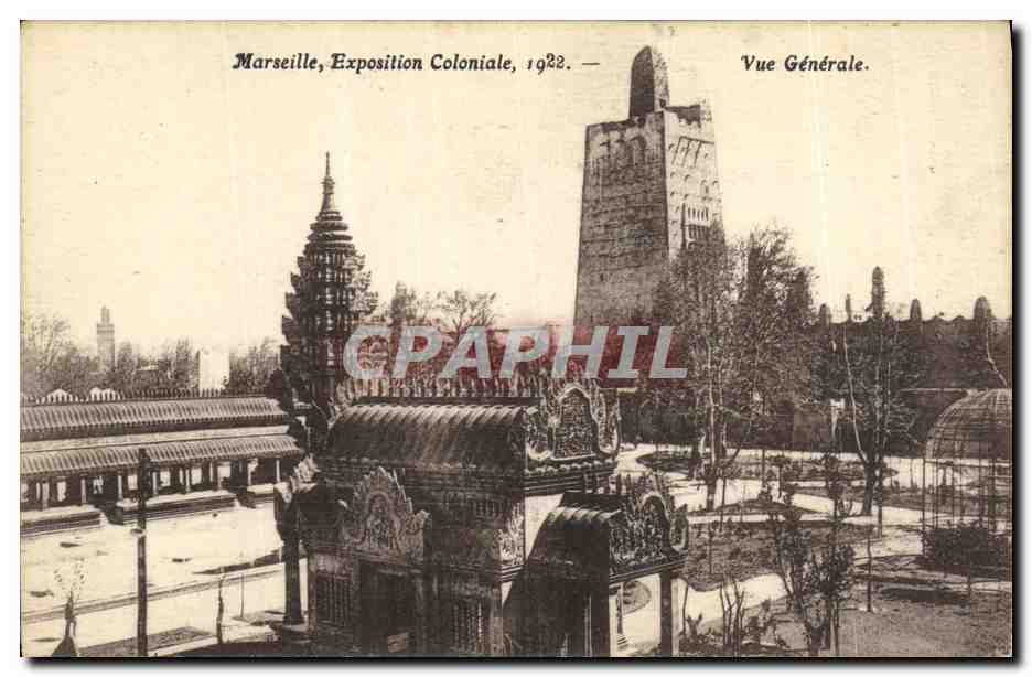 Marseille, Exposition Coloniale, 1922 — Vue Générale