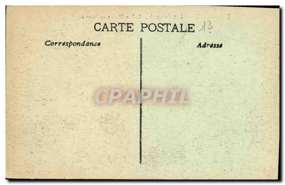 CPA Marseille Exposifion Coloniale 1922 Palais du Maroc — Verso