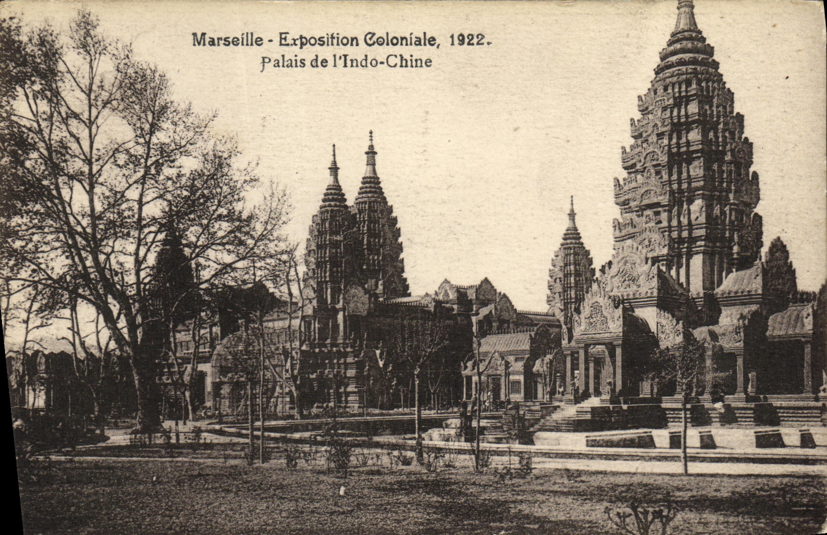 CPA Marseille Exposition Coloniale Palais de L Indo Chine
