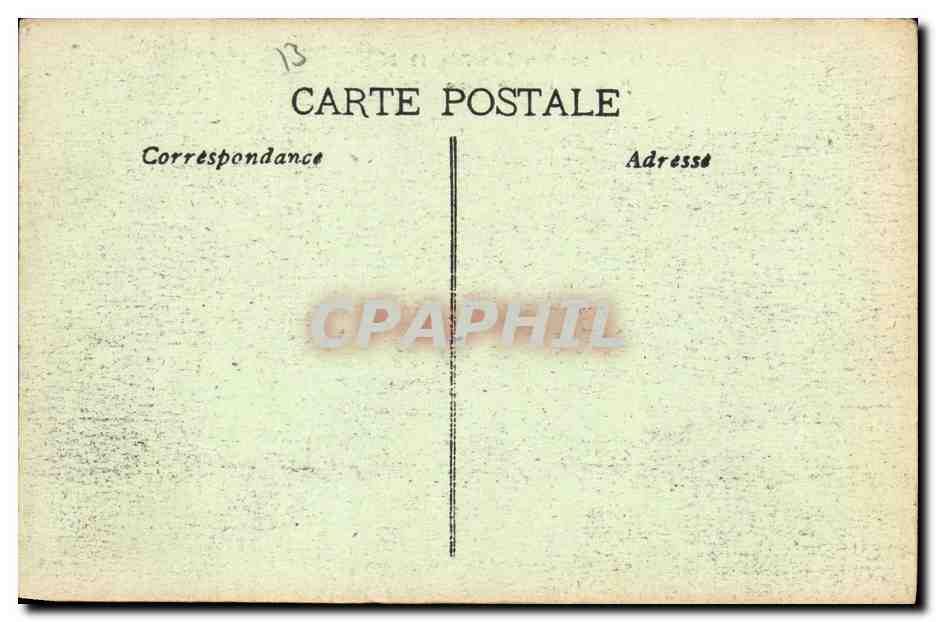 CPA Marseille Exposition Coloniale Palais de L Indo Chine — Rückseite