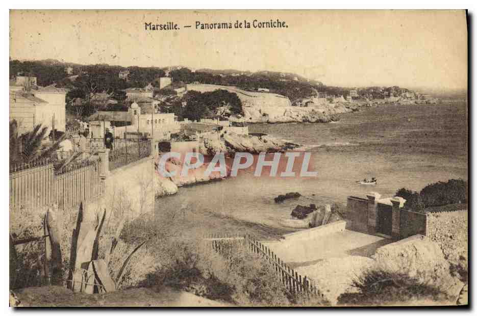 CPA Marseille Panorama de la Cornicche