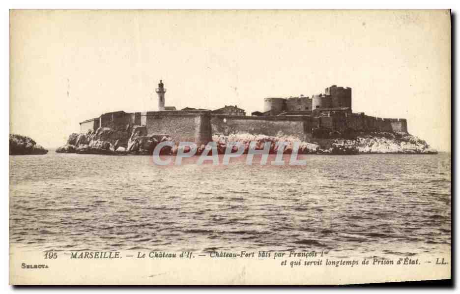 CPA Marseille Le Chateau d If Chateau Fort Bati par Francois 1er 