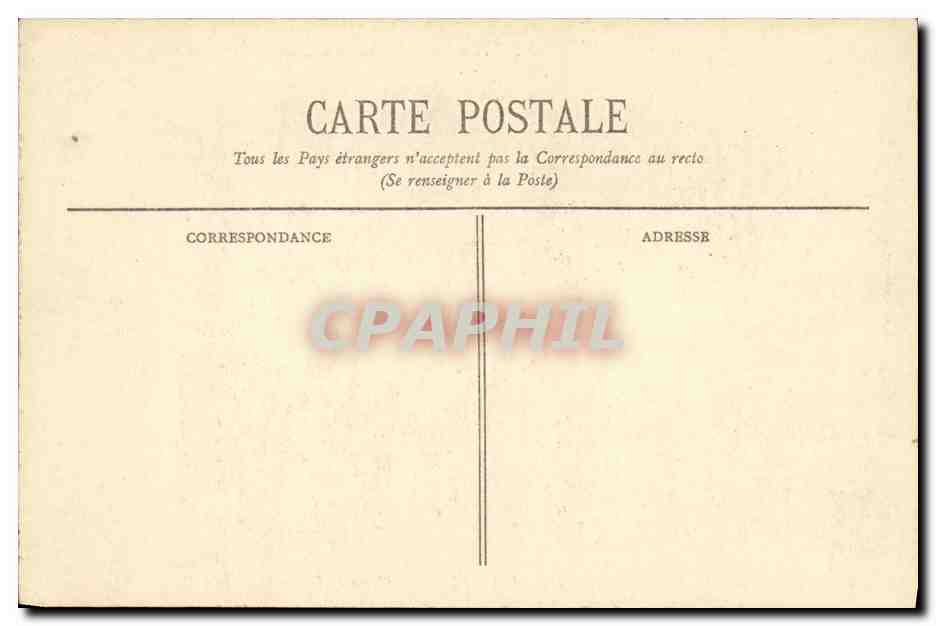 CPA Marseille L Arc de Triomphe Place d Aix — Rückseite