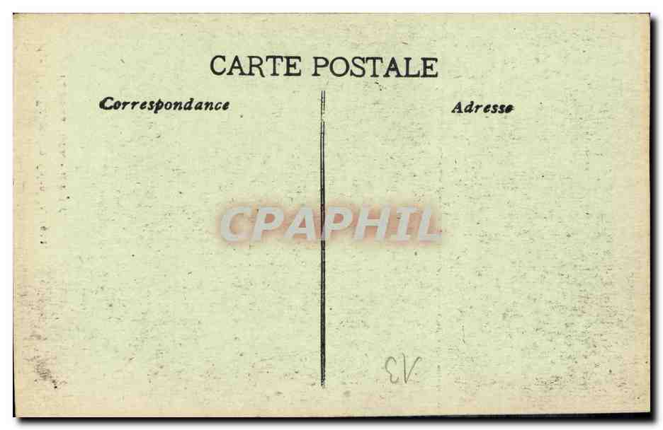 CPA Marseille Exposition Coloniale 1922 Palais du Maroc Le bazar — Rückseite