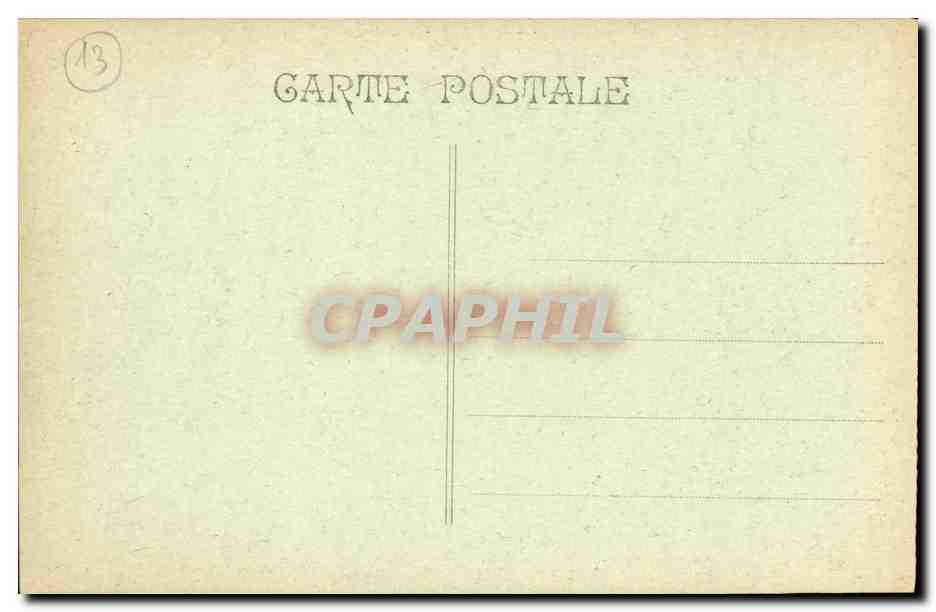 CPA Marseille Chateau d If Bateaux — Verso