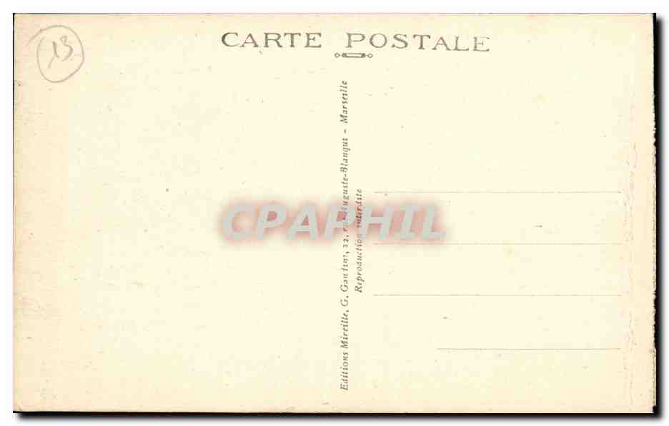 CPA Marseille La Cathedrale et le Quai de la Joliette — Rückseite