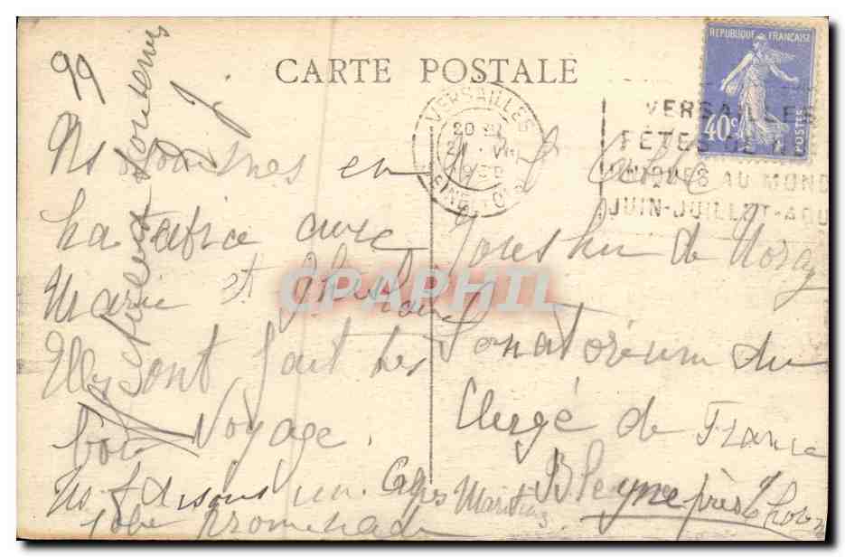 CPA Marseille La Cathedrale et Notre Dame la Garde Bateau — Rückseite
