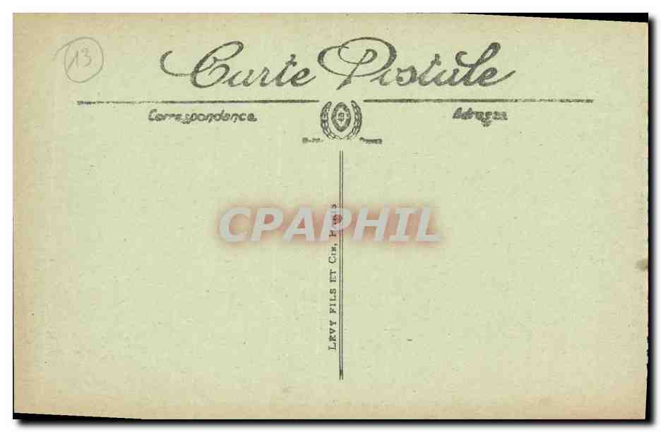 CPA Marseille La corniche l anse du prophete et les restaurant — Verso