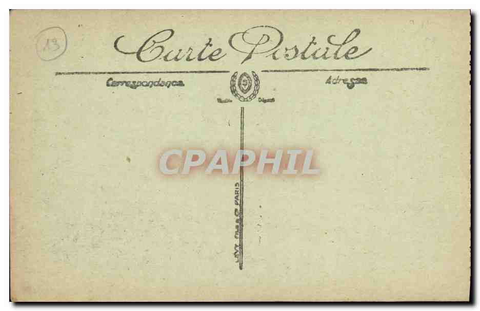 CPA Marseille L Eglise Des Reformes  — Rückseite