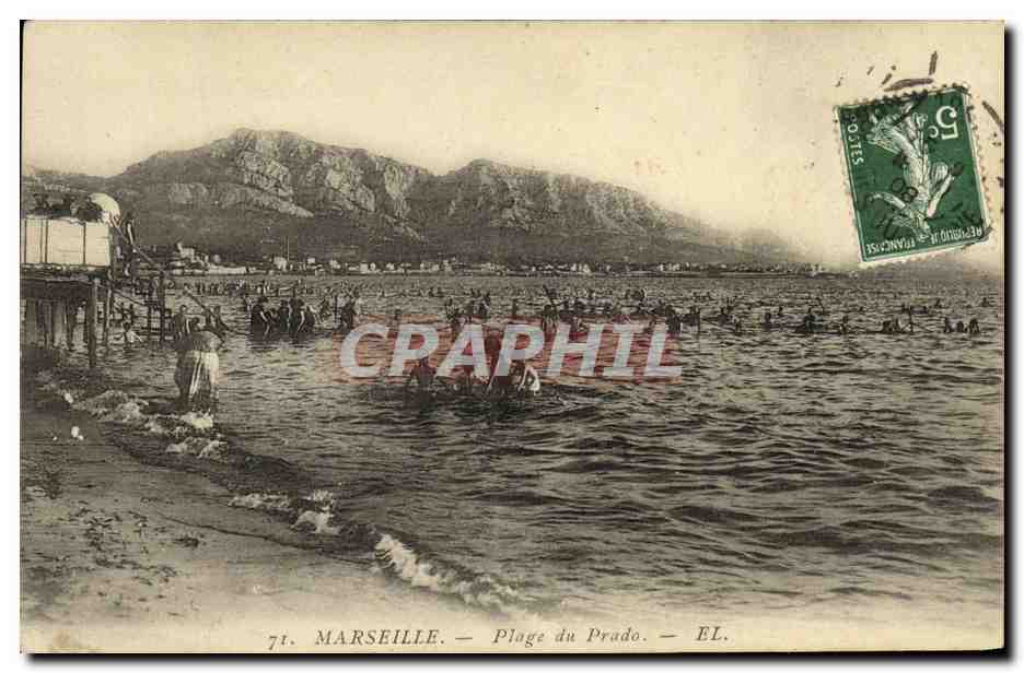 CPA Marseille Plage du Prado