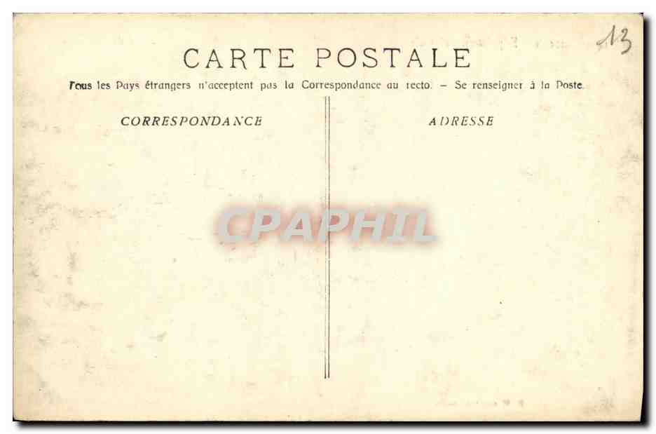 CPA Marseille Exposition Coloniale Porte de L Annam Elephant — Rückseite