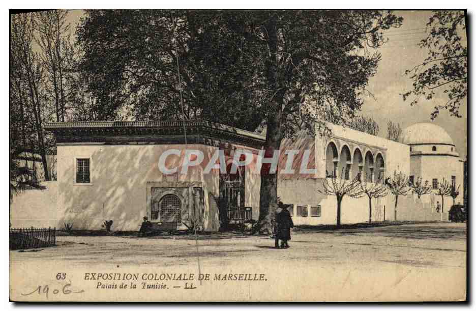 CPA Marseille Exposition Coloniale De Marseille Palais de la Tunisie