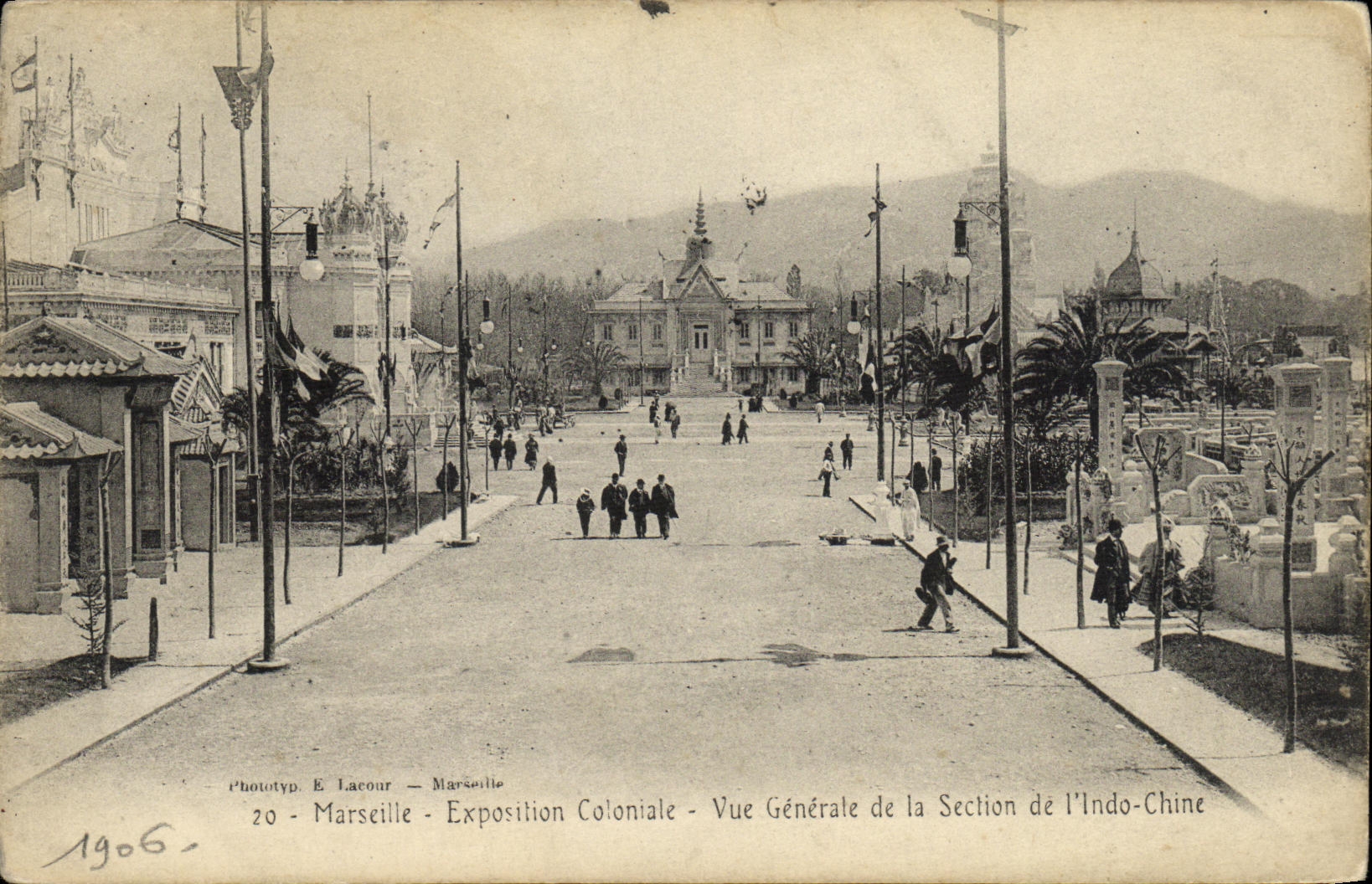 CPA Marseille Exposition Coloniale Vue Generale De la Section de L Indo Chine