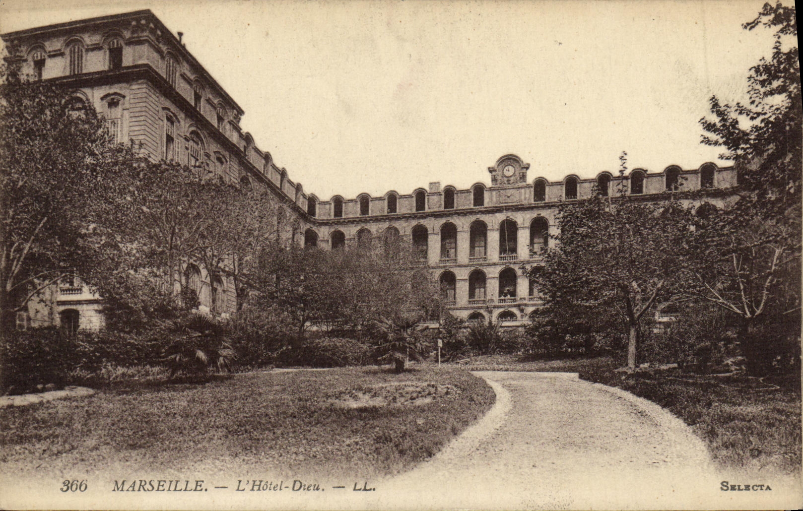 CPA Marseille L Hotel Dieu