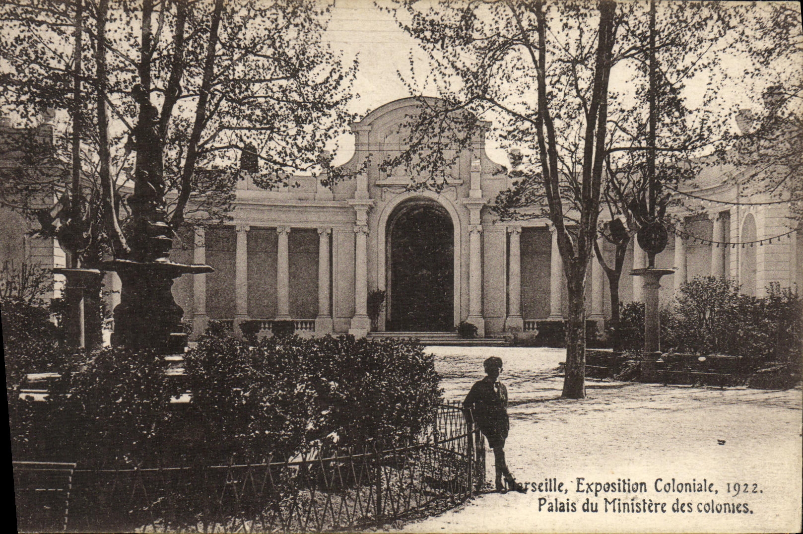 CPA Marseille Exposition Coloniale 1922 Palais Du Ministere des Colonies