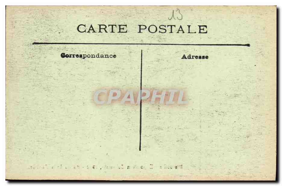 CPA Marseille Exposifion Coloniale 1922 Palais le La Tunisie — Verso