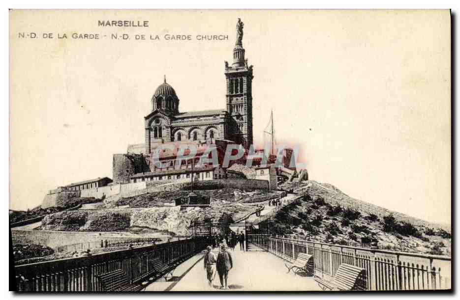 CPA Marseille Notre Dame La Grande De La Garde