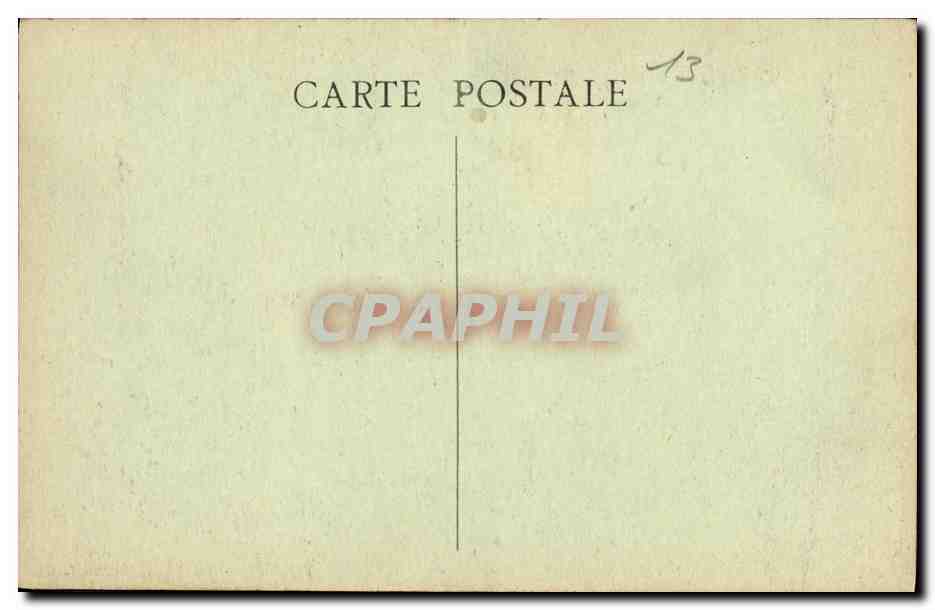 CPA Marseille Notre Dame La Grande De La Garde — Verso