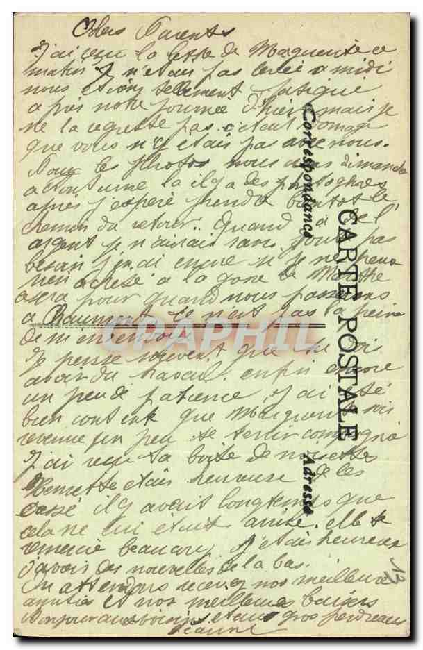 CPA Marseille Exposition coloniale 1922 Le restaurant Indo Chinois  — Verso