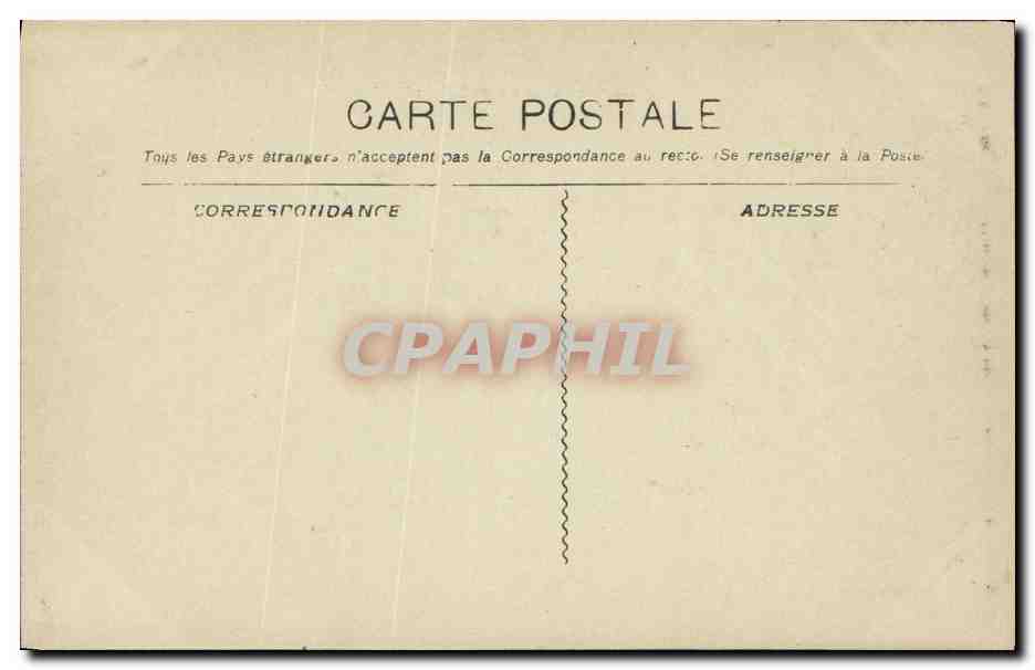 CPA Marseille Le Quai du Port la Mairie — Verso