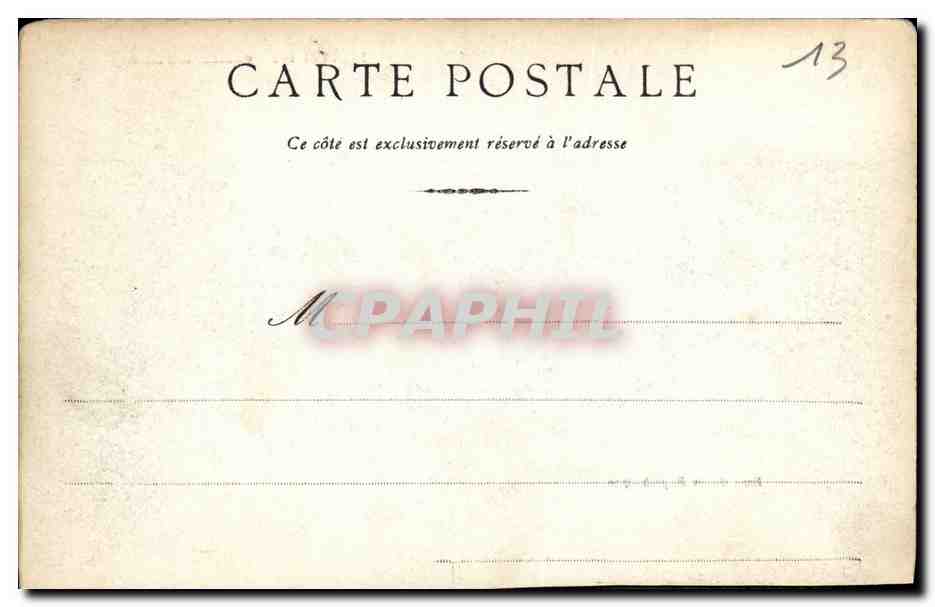 CPA Marseilles le Rue de la Republique — Verso