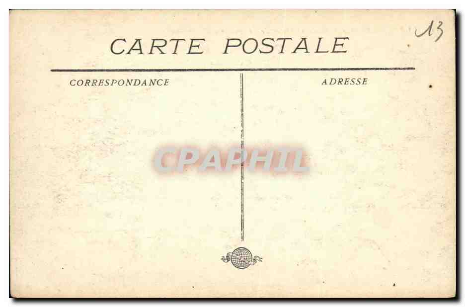 CPA Marseille Cathedrale et Quai de la Joliette — Verso